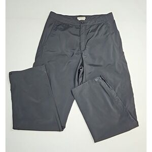 Royal Robbins Womens Black Adjustable Cuff Nylon Outdoor‎ Pants Size 10